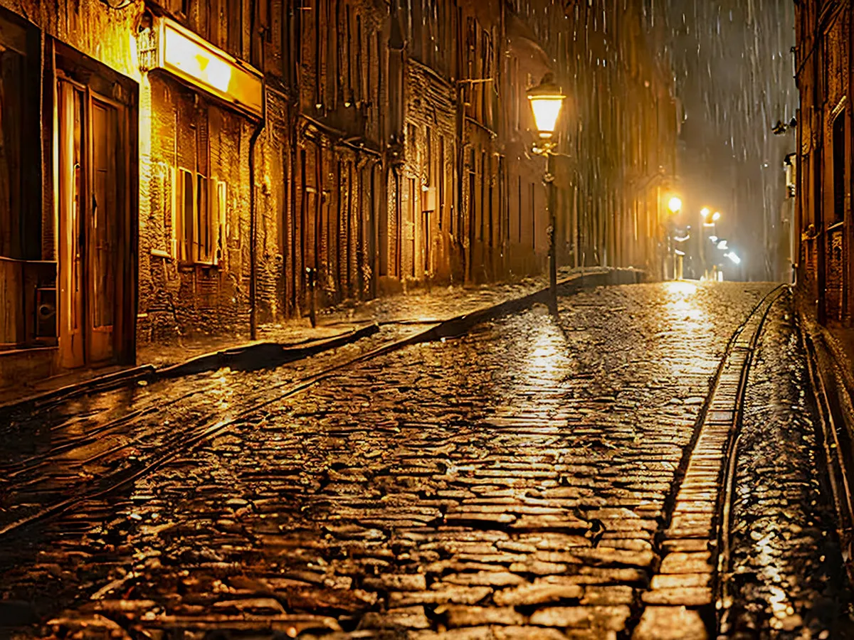 Evening Atmosphere in Unterseen Interlaken Walking Area